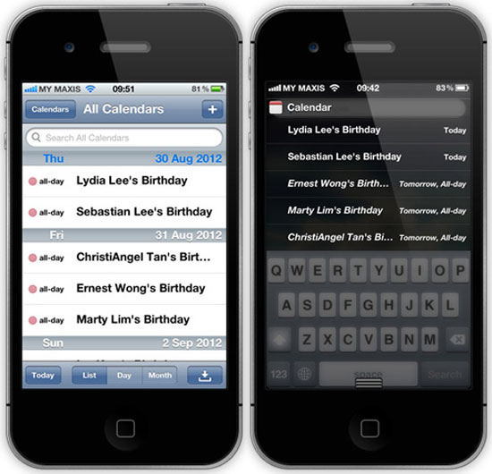 Đồng bộ lịch và sự kiện từ Facebook sang iPhone
