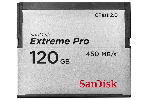 Extreme Pro CFast 2.0 là thẻ nhớ nhanh nhất thế giới