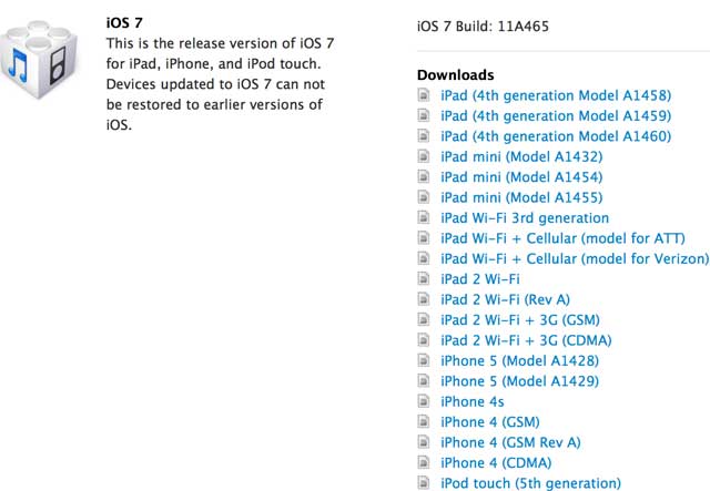 Apple chính thức tung ra iOS 7 cho iPhone, iPod Touch và iPad