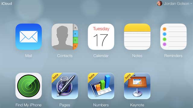 iCloud đổi giao diện theo phong cách iOS 7