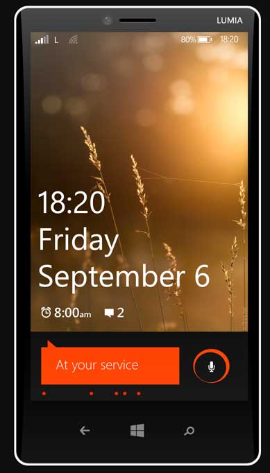 Logo Nokia biến mất trên mẫu Lumia 1820