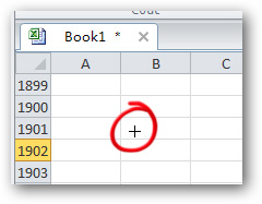 Gán thêm nút chức năng Up và Down trong Excel