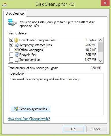 Tăng tốc máy tính bằng cách giảm dung lượng ổ đĩa cài Windows