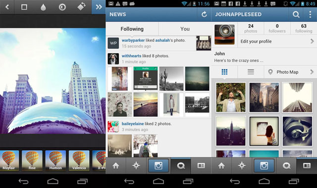 Instagram cho Android bổ sung tính năng xoay ảnh tự động