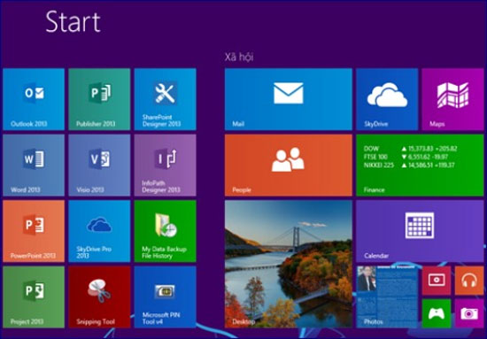 Người dùng Windows 8 bắt đầu được tải miễn phí bản 8.1