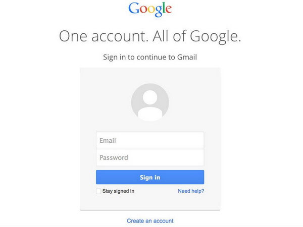 Google thay đổi giao diện mới trang đăng nhập Gmail