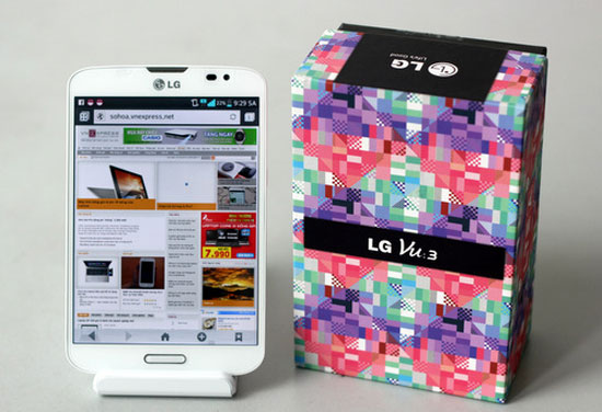 "Mở hộp" smartphone kiểu dáng vuông LG Vu 3
