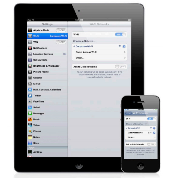 Triển khai hệ thống ứng dụng của iPhone và iPad qua Wifi