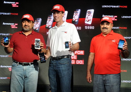 Lenovo gia nhập thị trường smartphone Ấn Độ