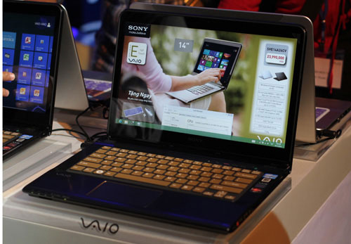 Sony ra bộ ba laptop Vaio cảm ứng ở Việt Nam