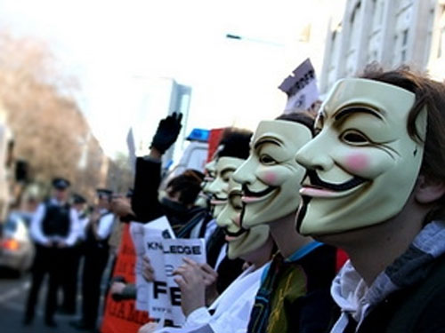 Nhóm tin tặc Anonymous tấn công các trang web Israel