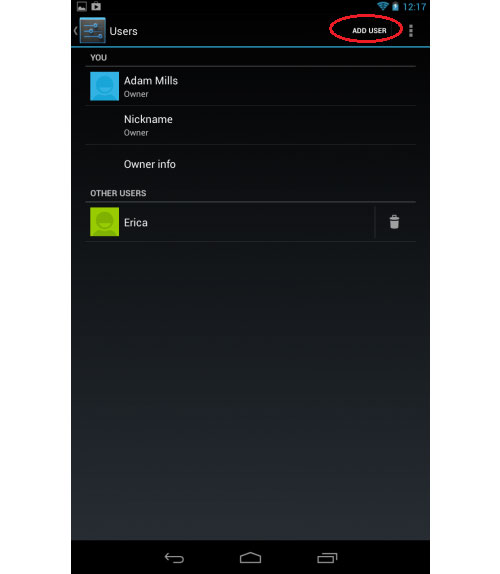 Cách cài đặt nhiều tài khoản cho tablet Android 4.2