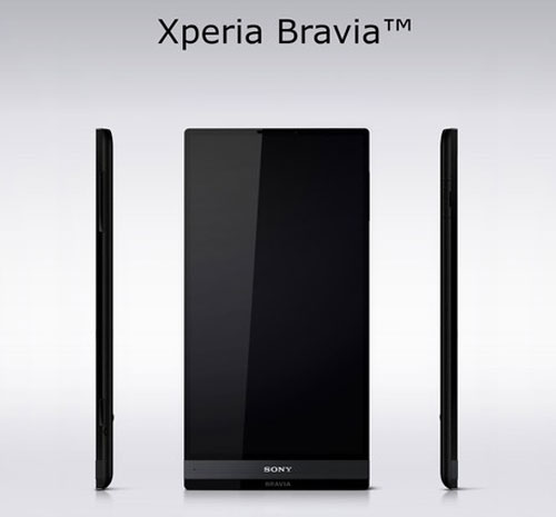 Ý tưởng thiết kế smartphone Sony Xperia Bravia