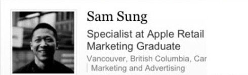 Nhân viên Apple gây sửng sốt khi mang tên Sam Sung