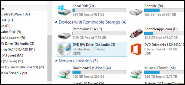 Cách ghi đĩa trong Windows 8