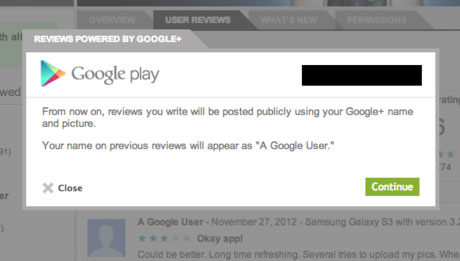 Google+ đã được tích hợp vào Google Play
