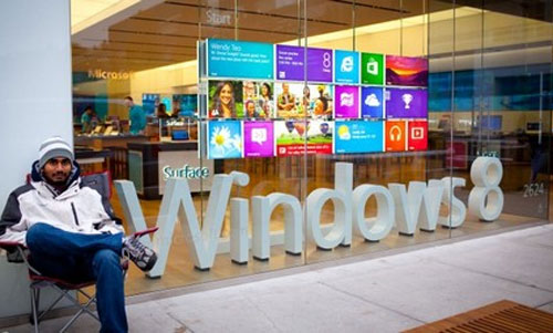 Microsoft tiêu thụ 40 triệu bản Windows 8 trong tháng đầu tiên