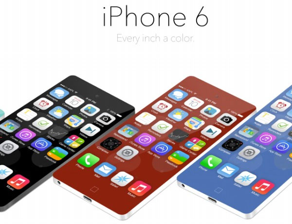 iPhone 6 màn 5 inch Full HD không viền ra mắt tháng 9/2014