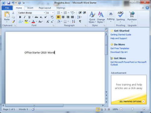 download microsoft office word 2010 for free