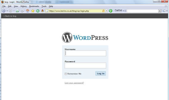 trang Admin của WordPress sẽ có dạng: https://www.mydomain.com/wp-admin