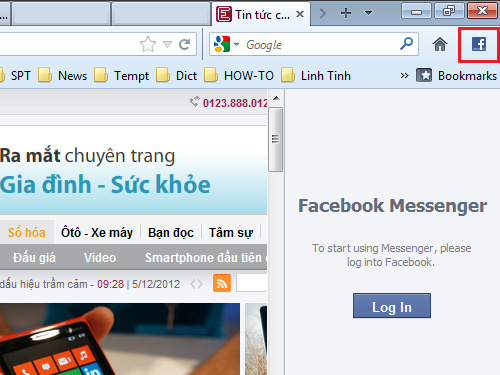 Chat Facebook ngay trên Firefox 17