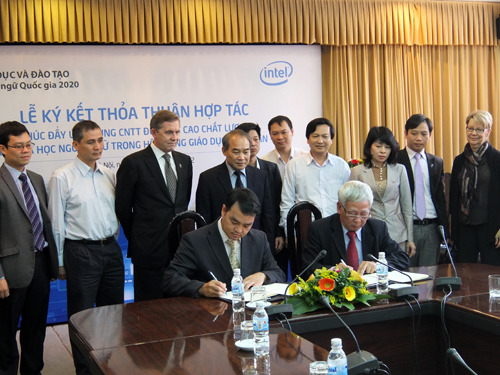 Intel đưa CNTT vào đào tạo ngoại ngữ tại Việt Nam