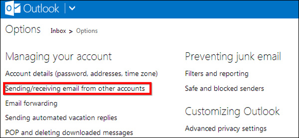 Truy cập tài khoản Email POP3 trong Windows 8 