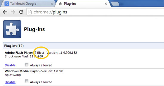 Khắc phục lỗi Flash Player dừng đột ngột trên Google Chrome