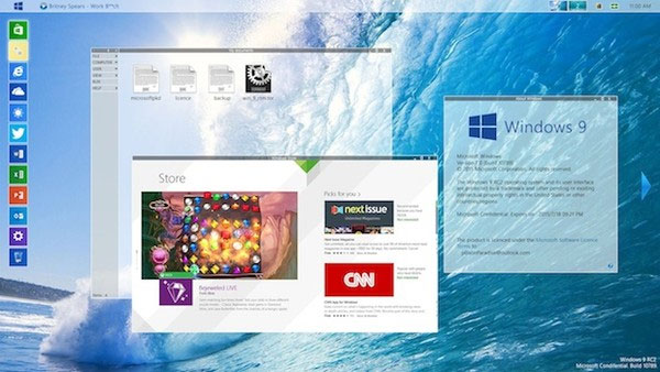 Những mẫu thiết kế Windows 9 hấp dẫn hiện nay
