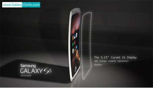 Ý tưởng Galaxy S5 màn hình cong với bốn loa