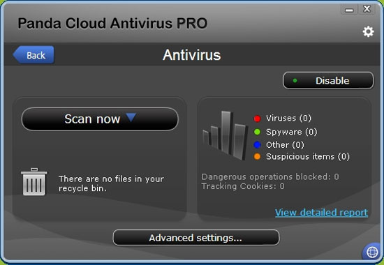 Panda Cloud Antivirus Pro 2.0 – Bước đột phá của công nghệ đám mây